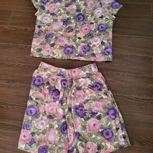 Floral Women Set - Pink and Purple